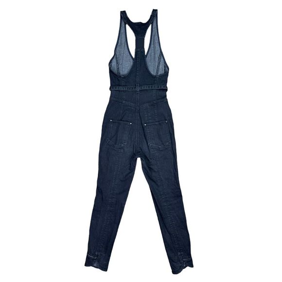 Vintage Y2K Diesel Black Denim Jumpsuit - Size XXS - Picture 3 of 5